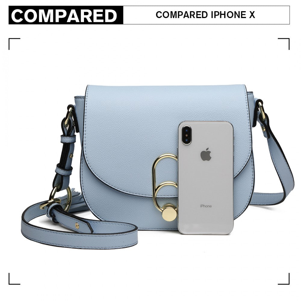 Miss LuLu Crossbody Saddle Bag