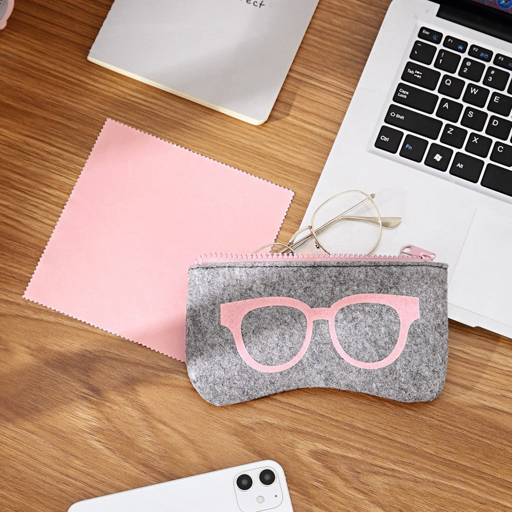 Soft Felt Glasses Case