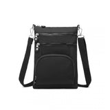 Kono Casual Multi Pocket RFID Blocking Cross Body Bag