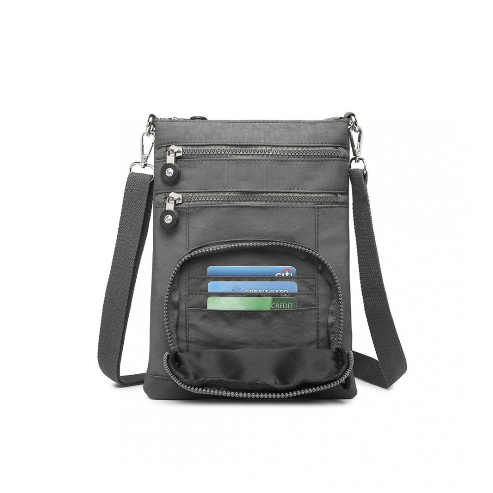 Kono Casual Multi Pocket RFID Blocking Cross Body Bag