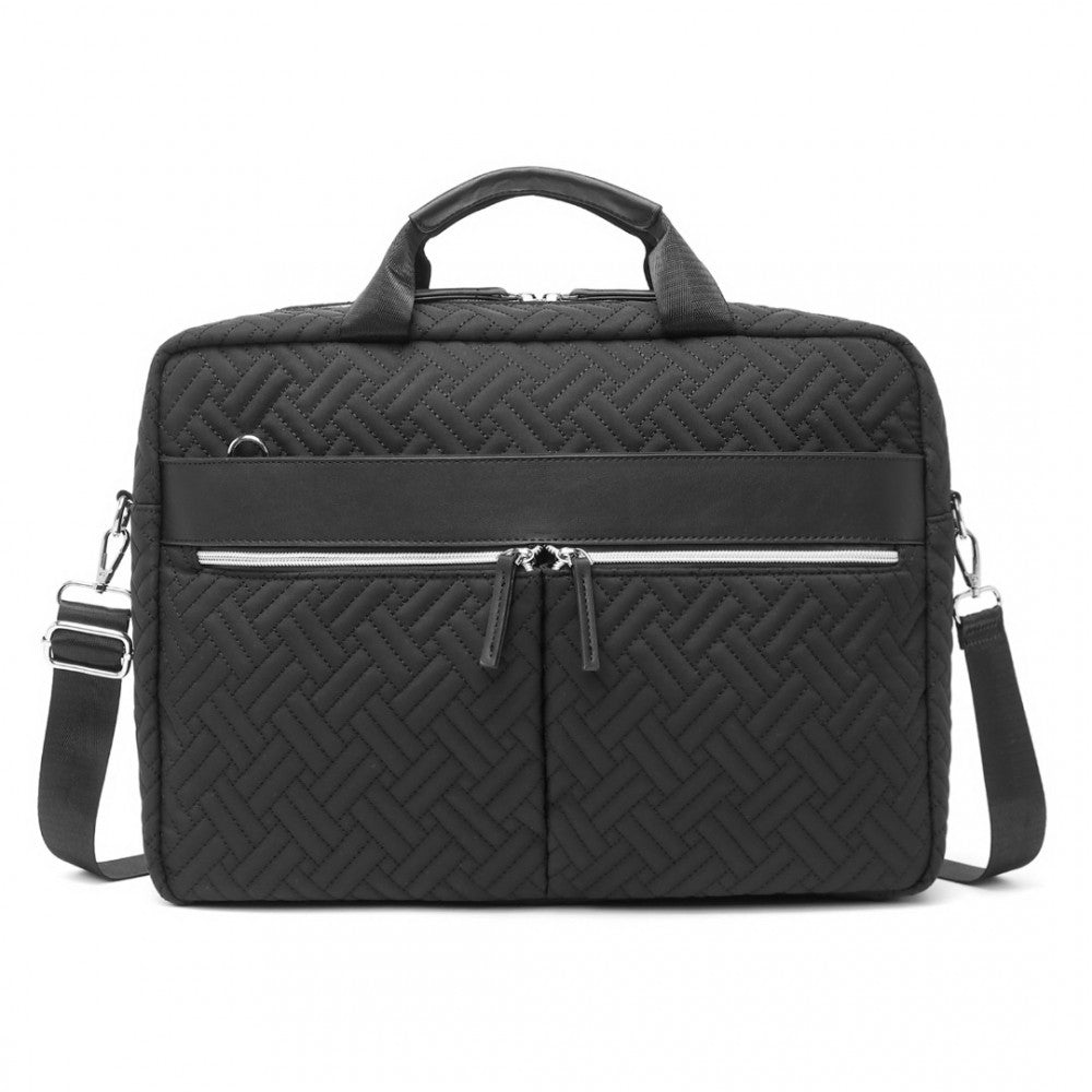 Kono Water Repellent Elegant Quilted Laptop Bag