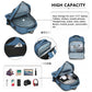 Kono Multi Compartment Backpack With USB Port