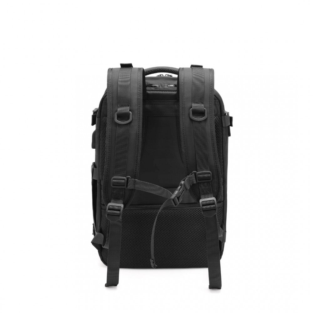 Kono Multi Functional Breathable Travel Backpack With USB Charging Port And Separate Shoe Compartment