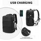 Kono Multi Functional Breathable Travel Backpack With USB Charging Port And Separate Shoe Compartment