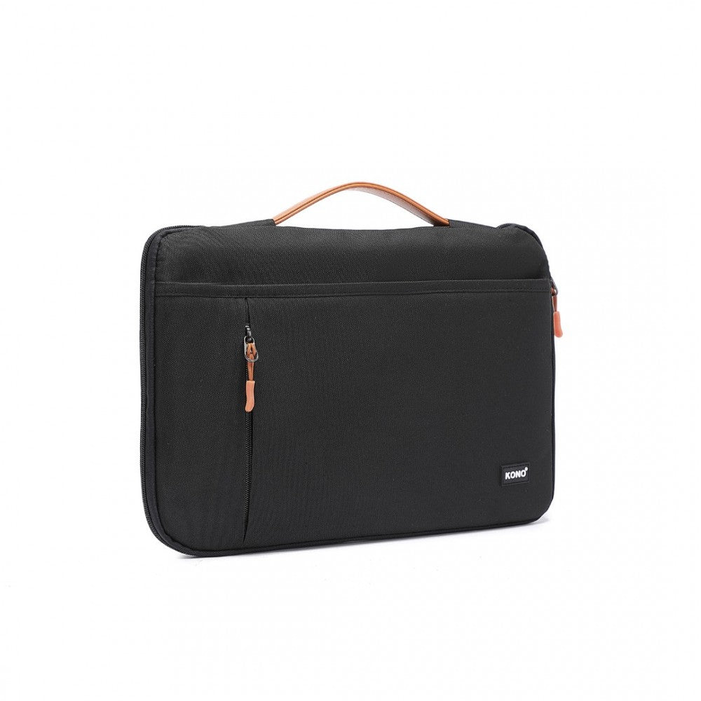 Kono Streamline Water Resistant Medium Laptop Sleeve With Velvety Interior