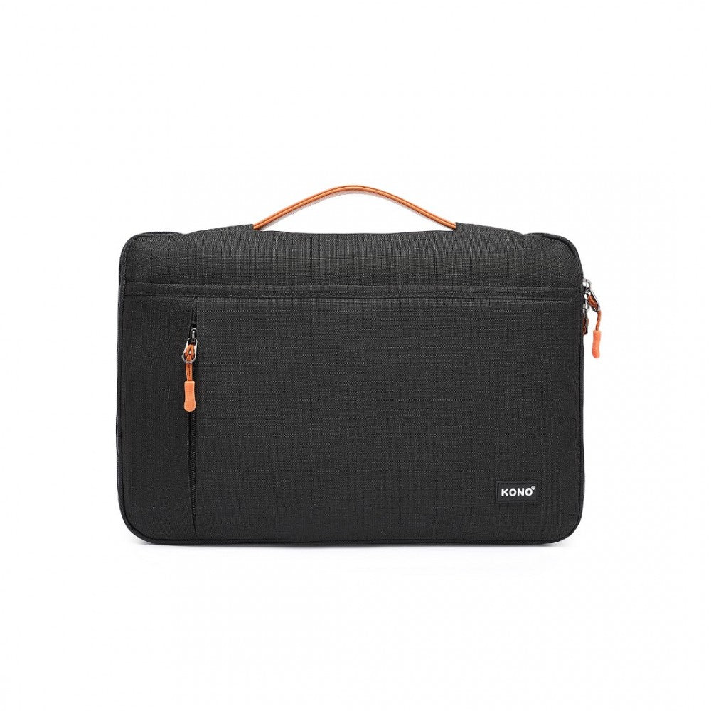 Kono Streamline Water Resistant Medium Laptop Sleeve With Velvety Interior