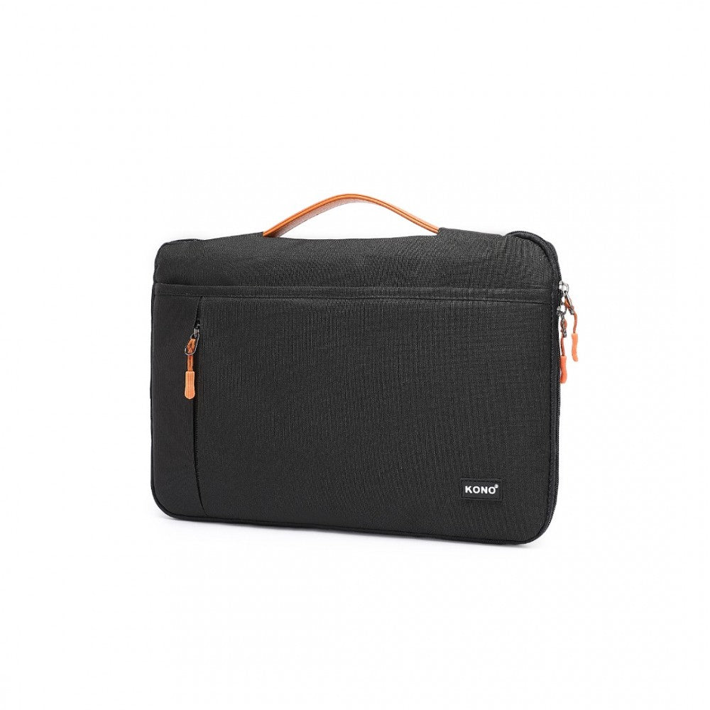 Kono Streamline Water Resistant Medium Laptop Sleeve With Velvety Interior