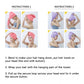 3 Pack Absorbent Microfibre Hair Turban With Button