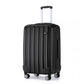 Kono 28 Inch ABS Hardshell Suitcase With Vertical Stripes