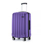 Kono 24 Inch ABS Hardshell Suitcase With Vertical Stripes