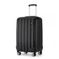 Kono 19 Inch Cabin Size ABS Hardshell Suitcase With Vertical Stripes