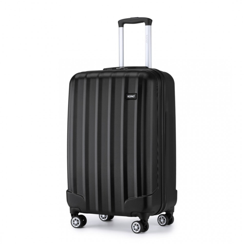 Kono 19 Inch Cabin Size ABS Hardshell Suitcase With Vertical Stripes