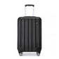 Kono 19 Inch Cabin Size ABS Hardshell Suitcase With Vertical Stripes