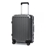 Supercase Durable 20 Inch PC Hardshell Aluminium Frame Suitcase With TSA Lock