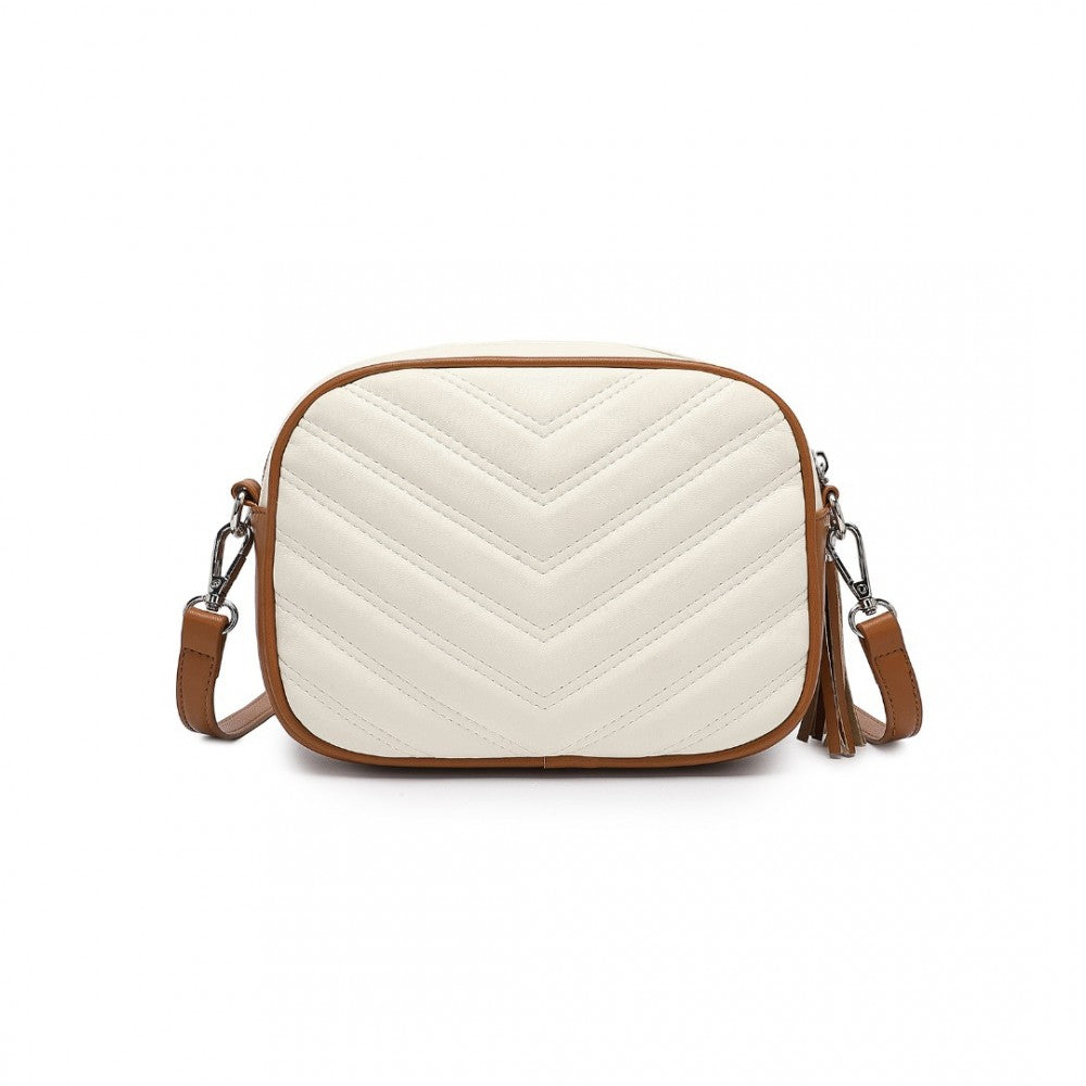 Miss LuLu Lightweight Quilted Leather Crossbody Bag