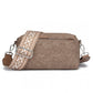 Miss LuLu Ethnic Jacquard Strap Water Resistant Crossbody Bag