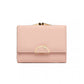 Miss LuLu PU Leather Half Circle Petal Clasp Wallet