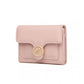 Miss LuLu PU Leather Leaf Shaped Round Clasp Wallet