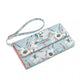 Miss LuLu Ladies' Flower Printed PU Leather Long Purse