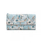 Miss LuLu Ladies' Flower Printed PU Leather Long Purse