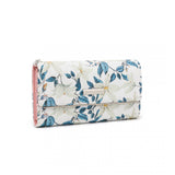 Miss LuLu Ladies' Flower Printed PU Leather Long Purse